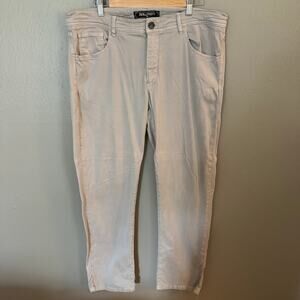 Jack Of Spades Jack Fit Five Pocket Pants Brushed Silver Size 38x32 workwear